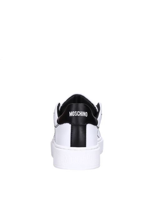 Sneakers in pelle MOSCHINO | 78699 G GINEVRABIANCO-NERO